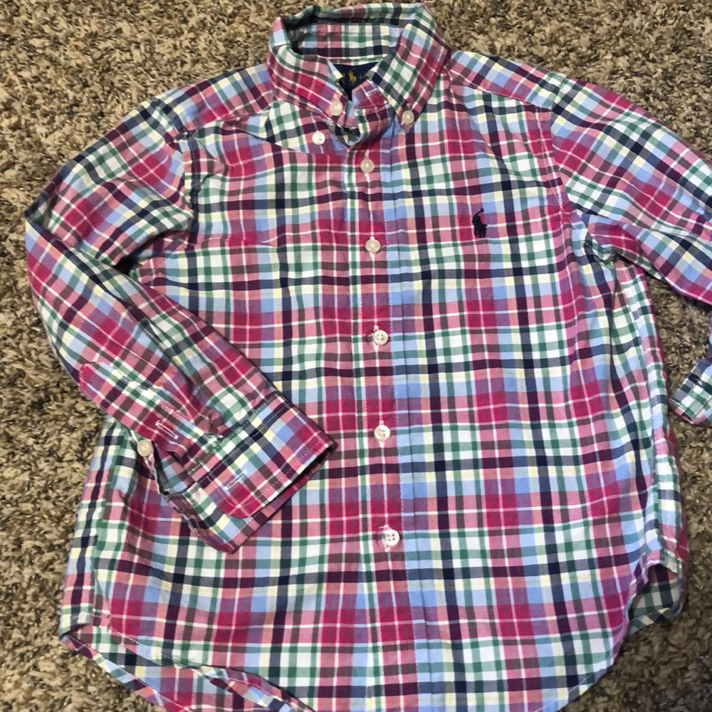 Two Ralph Lauren Boy’s Shirts